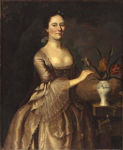 Joseph Blackburn Portrait of a Woman oil painting image